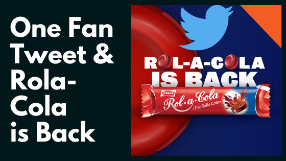 Rola cola Social media listening, twitter case study cover image